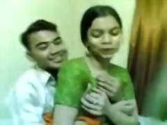 Homemade clip with Indian GF's boobs